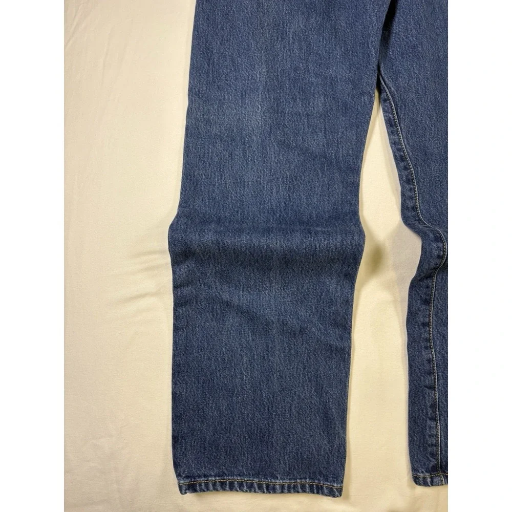 Vintage Levis 501 Blue Jeans Size 33 x 30 May 2004 Made In Colombia Red